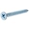 Hillman Sheet Metal Screw, #10 x 3/4 in, Zinc Plated Steel Flat Head Phillips Drive, 10 PK 5559 - alternate 1